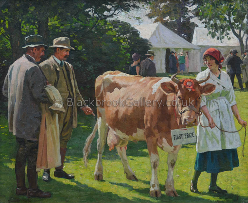 First Prize At The Show By Artist William Gunning King