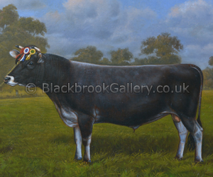 Hanley Mallard by William Albert Clark naive animal painting