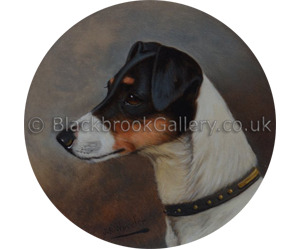 Study of a terrier by John Alfred Wheeler naive animal paintings