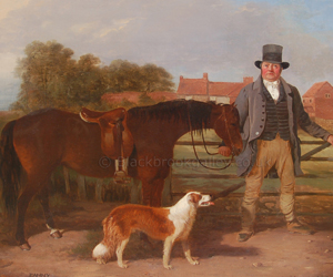 Samuel flower by William Malbon naive animal paintings
