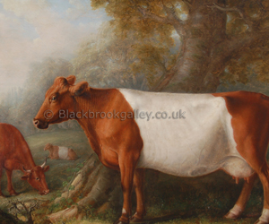 Sheeted Somerset by William Shiels naive animal paintings