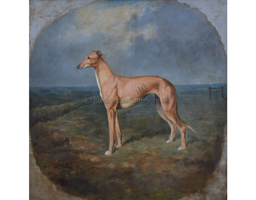 Shortcoming, Antique Animal Painting By Lilian Cheviot