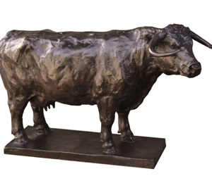 'Natasha' Longhorn Cow Bronze Statue