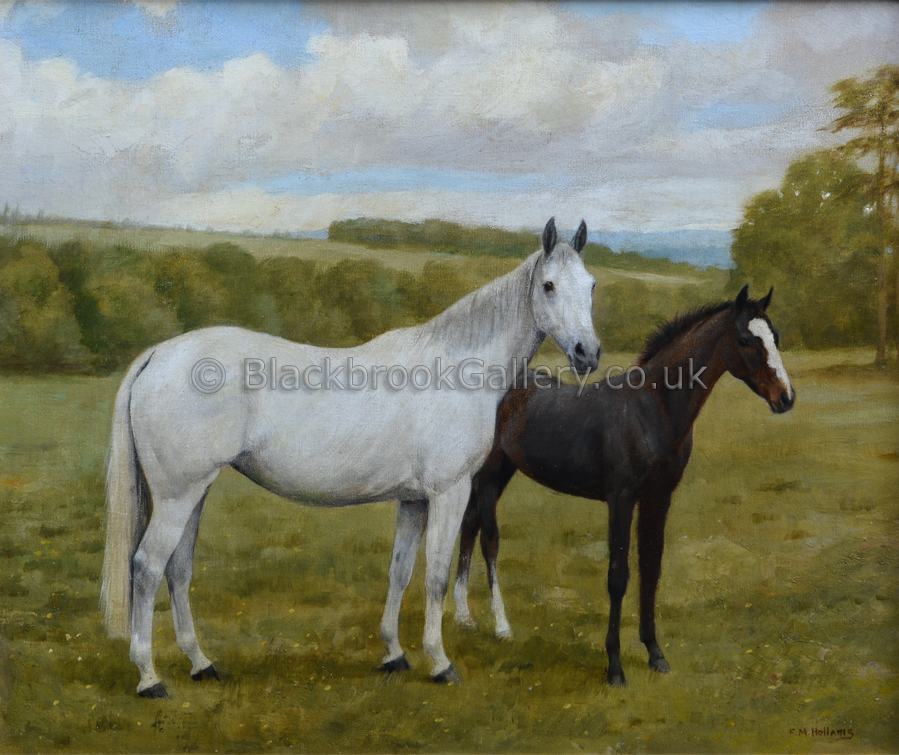 Mare with her foal main