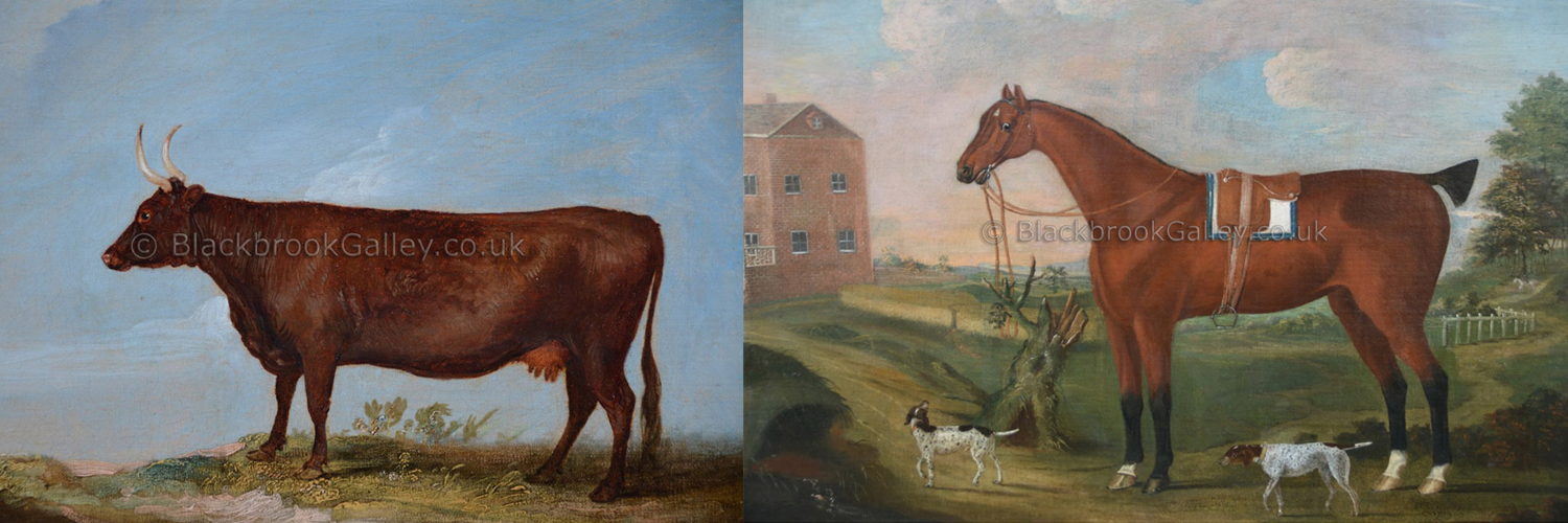 Discover 19th century farm animal paintings